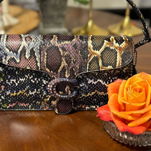 Authentic limited edition custom COACH, real python, new - Picture 5 of 14